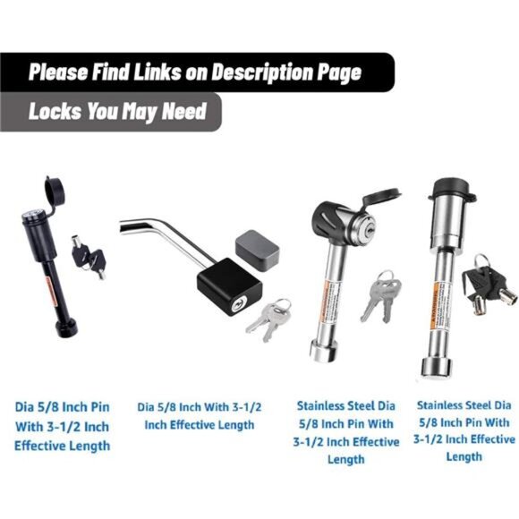 Red Lens Trailer Hitch Cover with 12 LED Brake Light Fit 2" Receiver - Picture 7 of 8